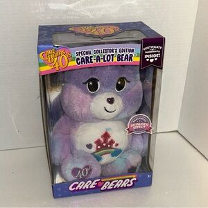 Care A Lot Bear 40th Anniversary Plush Special Collector's Edition Care Bears